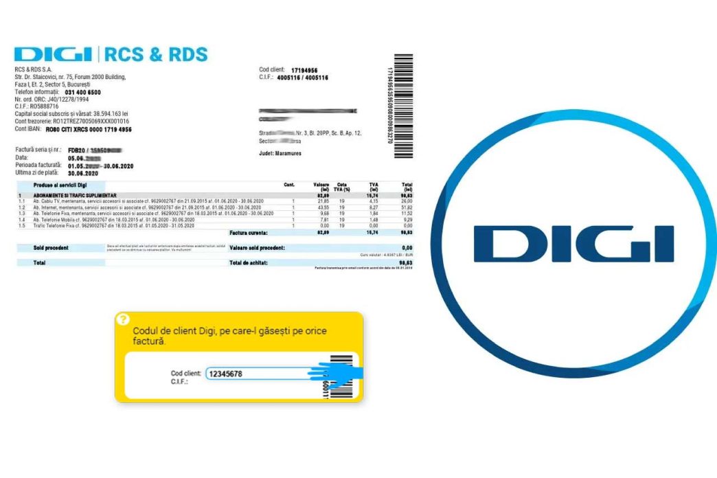 Amânare plată factură DIGI