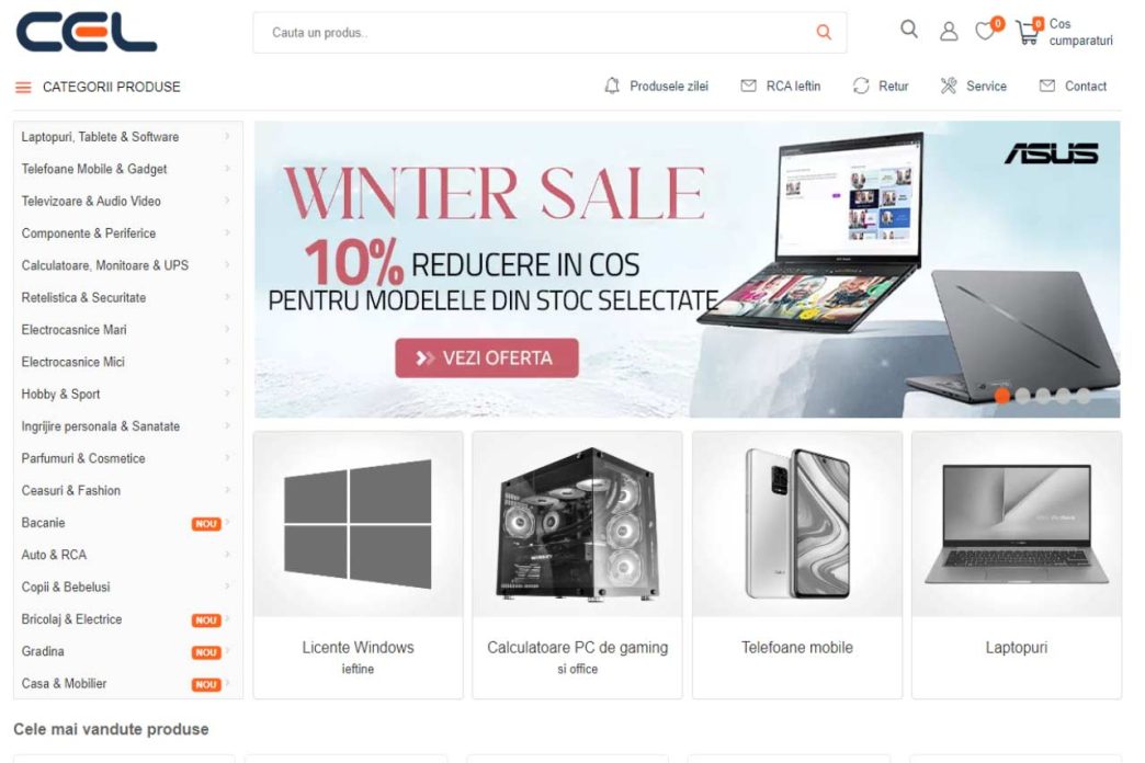 Contact Cel.ro - Telefon asistenta