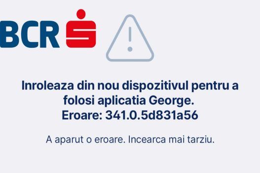 Eroare George BCR - Probleme aplicație