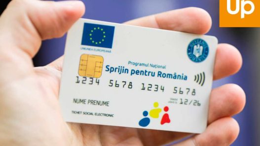 Aplicatia Up Mobil pe telefon verificare sold card tichete masa 2026
