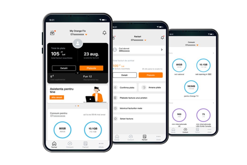 Aplicația My Orange