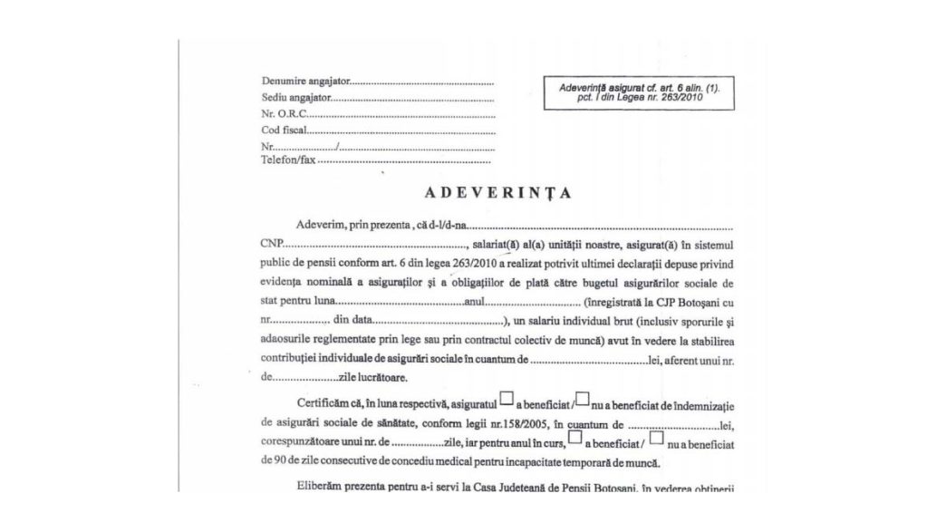 Ce este adeverința de asigurat și de unde se obține in 2025