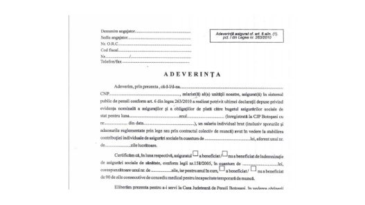 Ce este adeverința de asigurat și de unde se obține in 2025