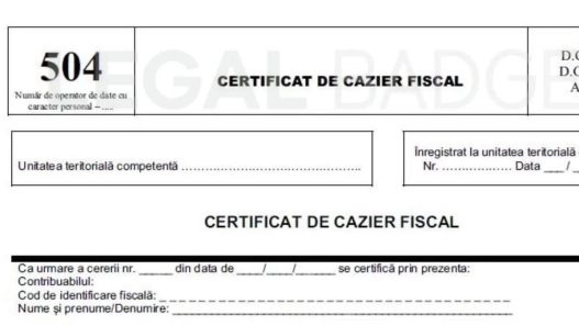 Cum obții cazier fiscal pentru înființare PFA sau SRL